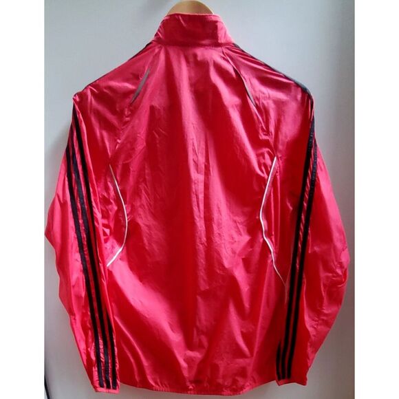 Adidas Jacket Response Formotion Running Light Coat Coral/Black/Reflct Zip WOM M - Picture 5 of 15